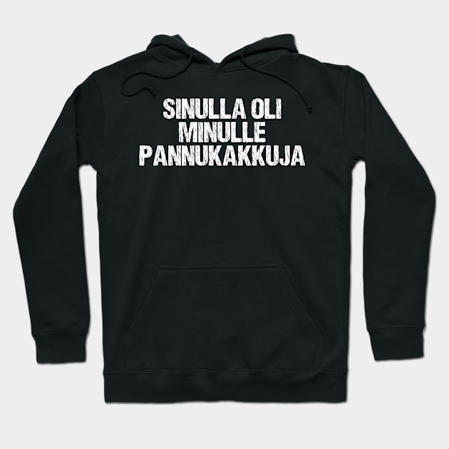 You Had Me At Pancakes Funny Finnish Food Lover Finland Hoodie by Nirvanibex